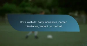 Kota Yoshida: Early influences, Career milestones, Impact on football